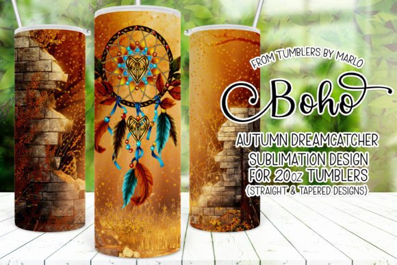 Autumn Season Dreamcatcher 20oz Tumbler Graphics