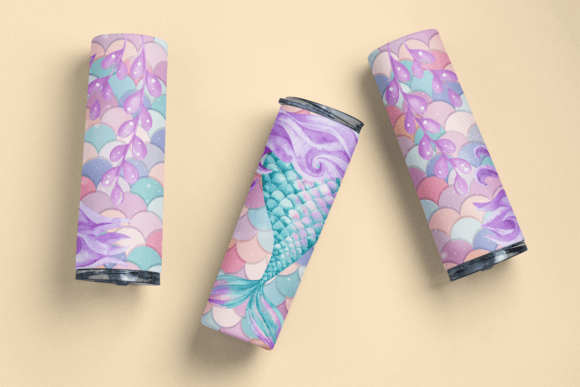 Fish 20 Oz Skinny Tumbler Wrap: Graphics for Crafts & Branding