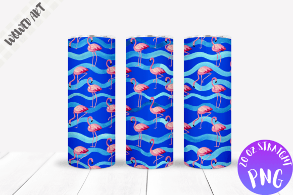 Flamingo 20 Oz Skinny Tumbler Wrap: Graphics for Crafts