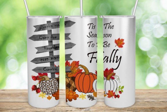 Hello Pumpkin Tumbler PNG: Fall Graphics for Crafts & Branding