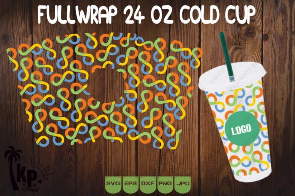 Infinity Autism Awareness 24oz Cold Cup Graphics & Tumbler Wraps
