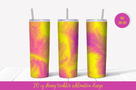 Pink Marble Tumbler Sublimation Wrap: Graphics & Illustrations