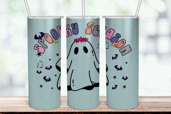 Spooky Season Tumbler Graphics for Crafts